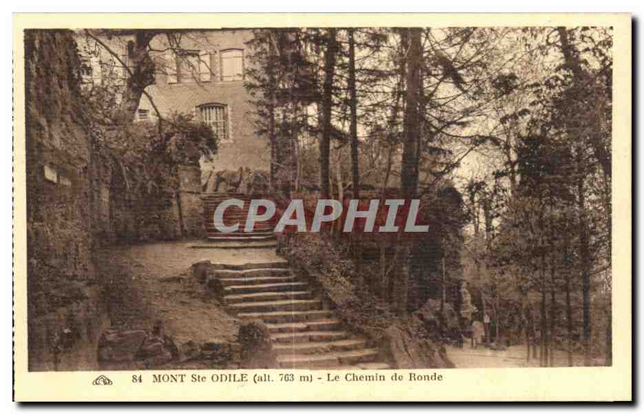 Mont Ste Odile (alt. 763 m) — Le Chemin de Ronde — Atelier des Arts Photographiques - Giraubourg