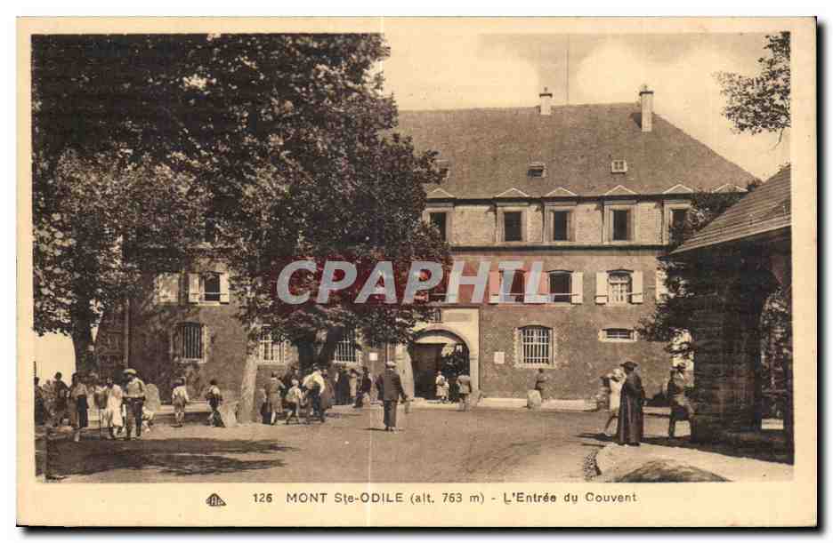 CPA Mont Ste Odile L Entree du Couvent