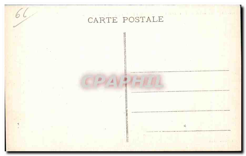 CPA Vernet les Bains Paradis de Pyrenees Orientales Vue generale et le Canigon — Rückseite
