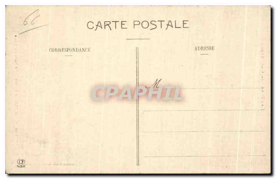 CPA Les Pyrenees Orientales Molitg les Bains Le Saut su Loup Passage de la Corniche — Rückseite