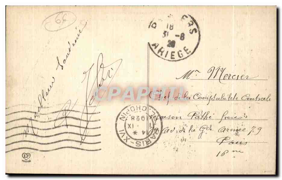 CPA Les Pyrenees Orientales Vue Generale de Petit Carol Cerdagne Francaise — Rückseite