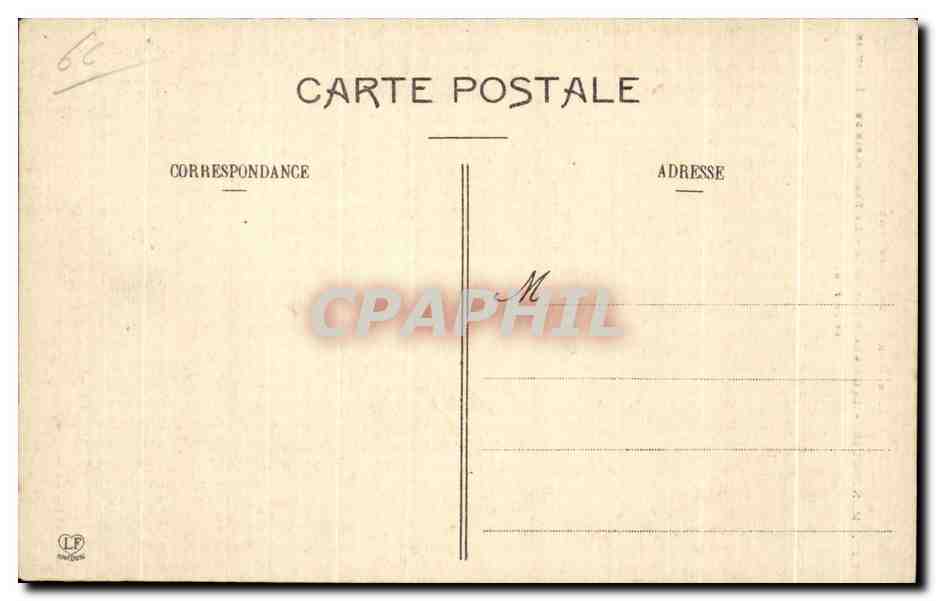 CPA Montlouis La Grande Bouillouse Le trop plein du reservoir  — Rückseite