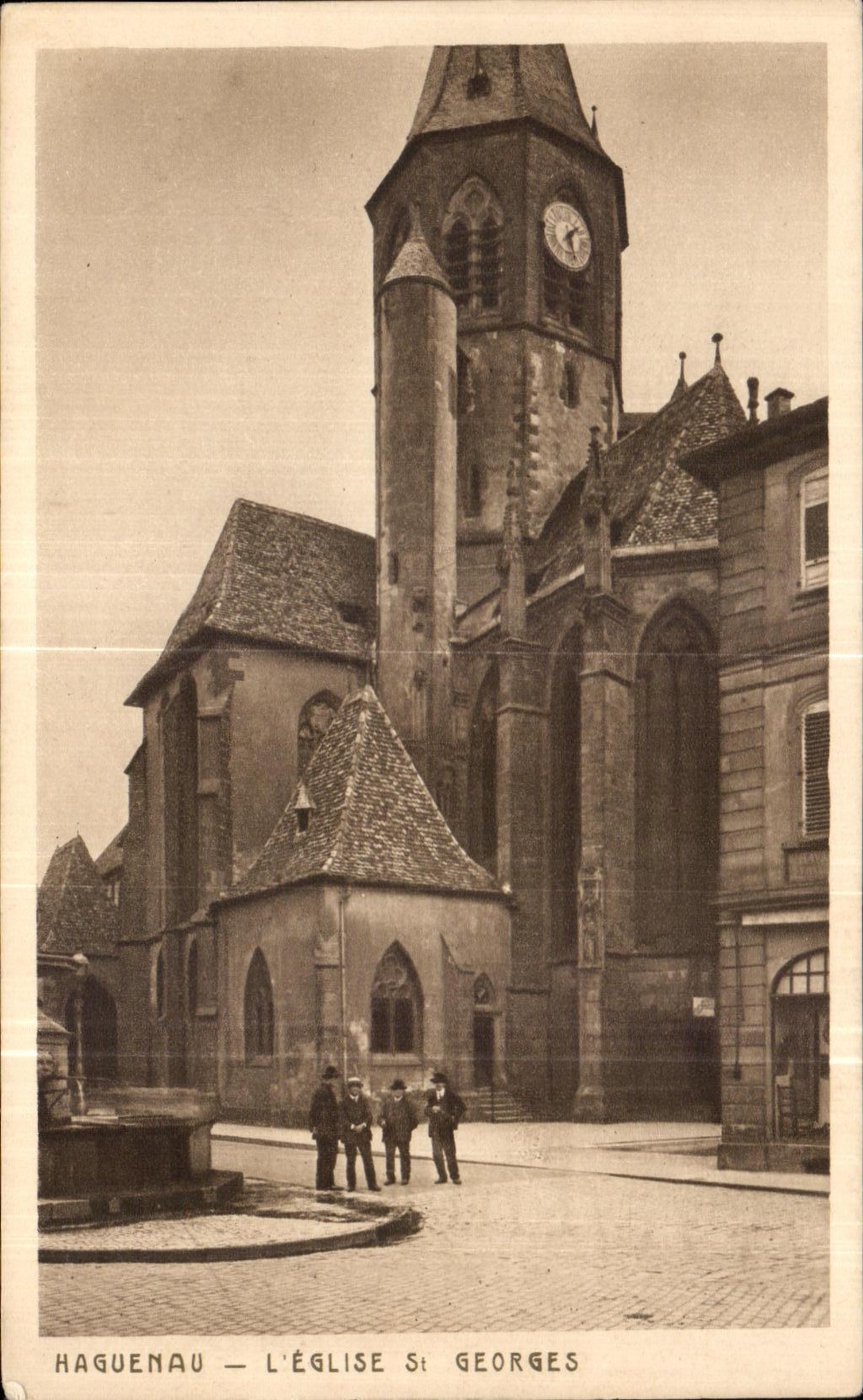 CPA Haguenau L Eglise St Georges