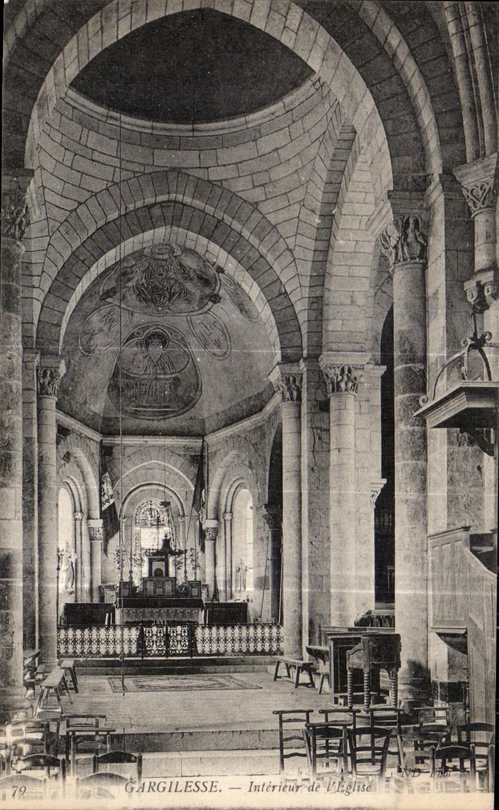GARGILELLESE — Intérieur de l'Église — AND 79