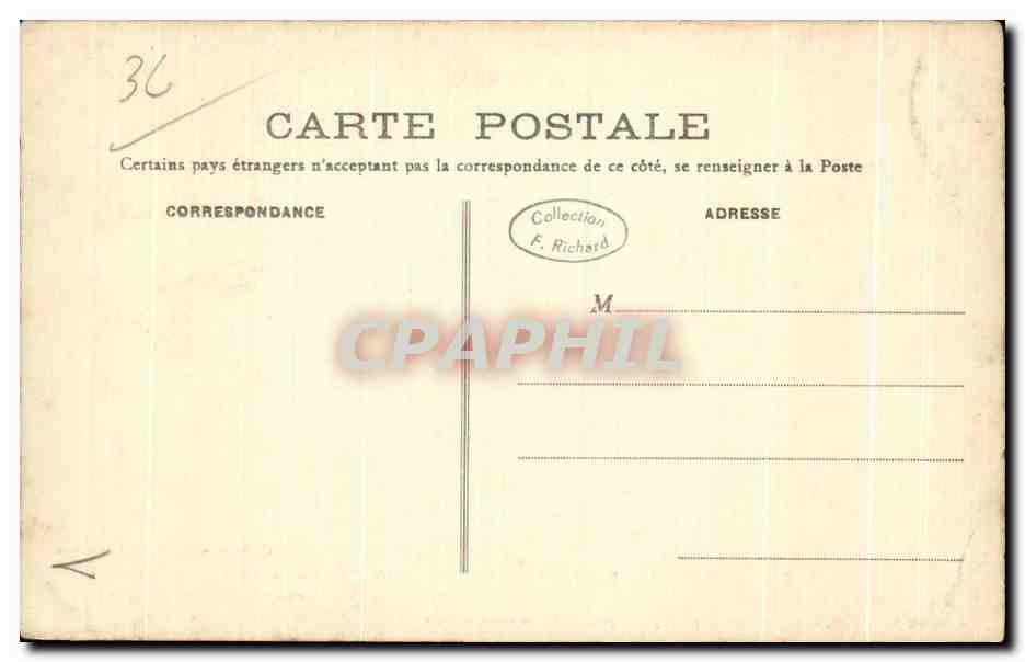 GARGILELSE - Pierre tombale dans l'Église (1266) — Collection G.G., Châteauroux — Reverso