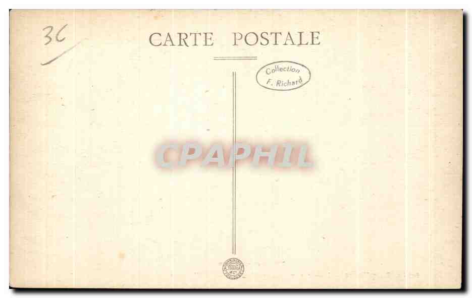 CPA Gargilesse Interieur de L Eglise de Gargilesse — Rückseite