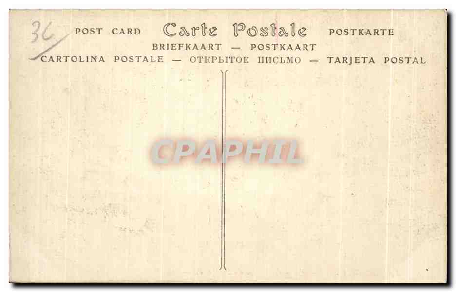 CPA Gargilesse La Creuse au Pont Noir Enfants — Rückseite