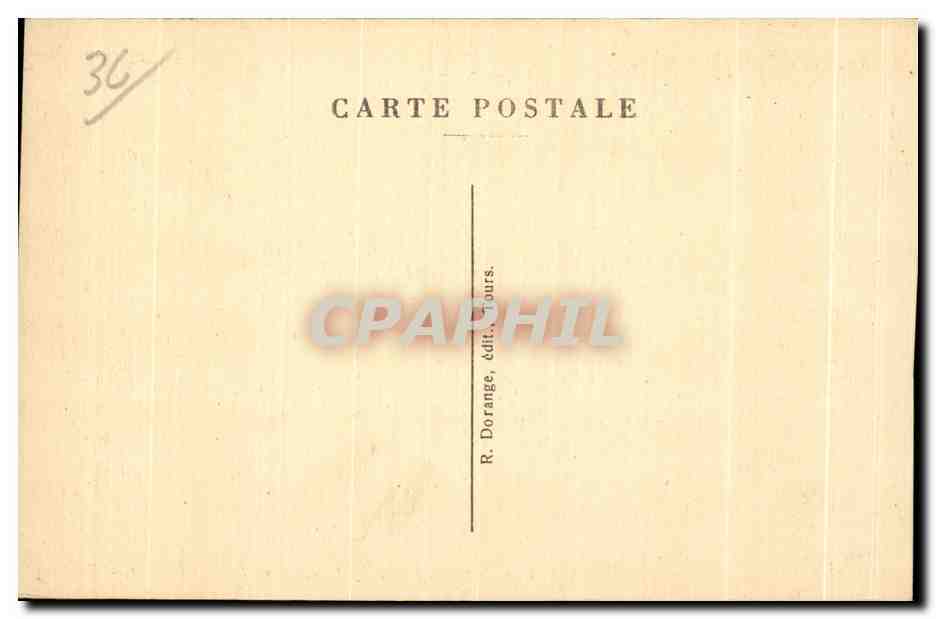 Gargilesse (Indre) — Ruines de l'ancien pont sur la Creuse et le Pont Noir — R. D. — Reverso