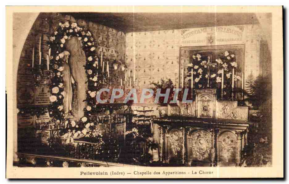 CPA Pellevoisin Chapelle des Apparitions