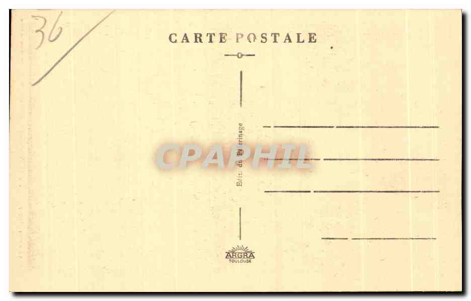 CPA Pellevoisin Parc de I Hermitage Reposoir de Misericorde — Rückseite