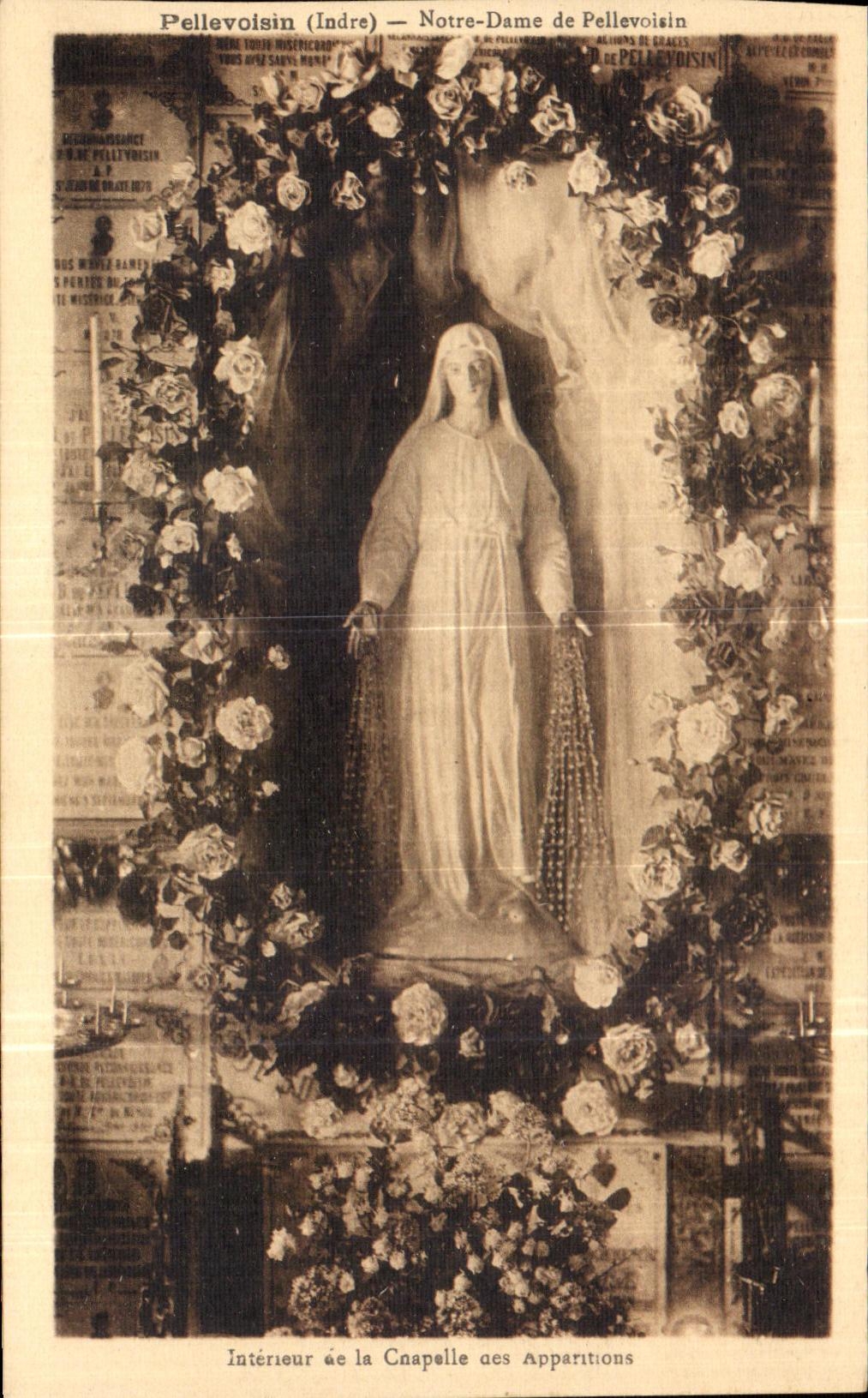 Pellevoisin (Indre) — Notre-Dame de Pellevoisin — Intérieur de la Chapelle des Apparitions