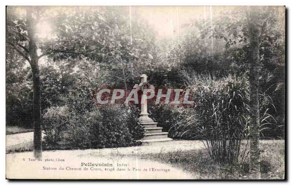 CPA PellevoisinStation du Chemin de Croux dans le Parc de I Ermitage