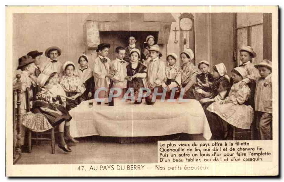 Au Pays du Berry — Nos petits épouseux — Édition Robinet-Guillermont