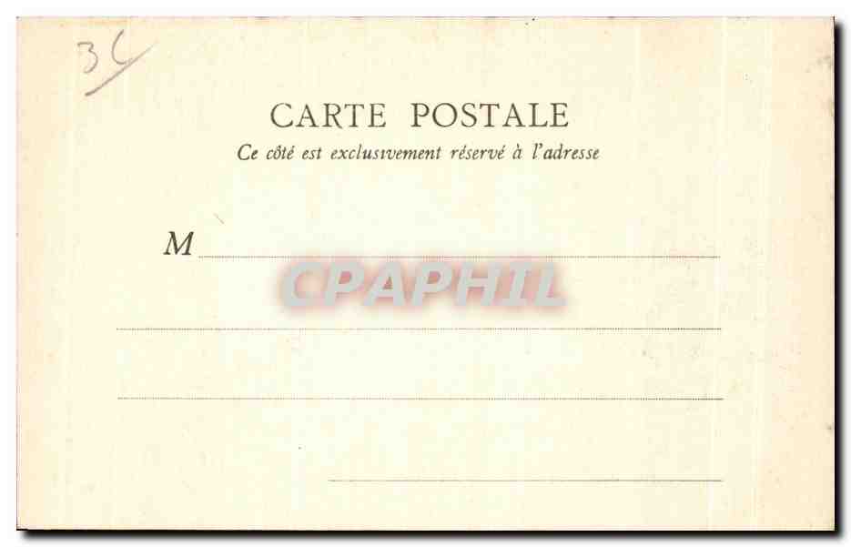 Environs d'Argenton — Château du Pally sur la Creuse — B. F. Paris — Rückseite