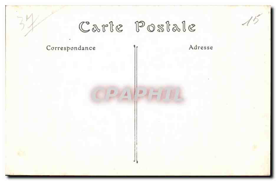 CPA Amboise LE Pont et le Chateau  — Verso