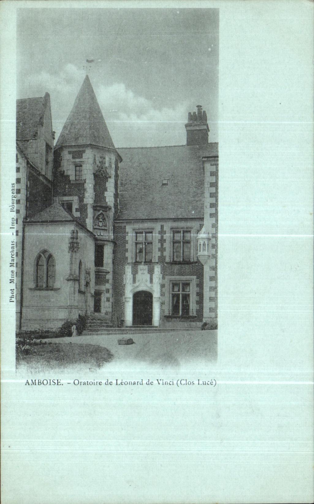 CPA Amboise Oratoire de Leonard de Vinci