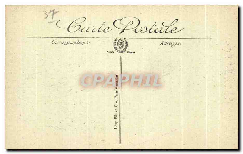 CPA Amboise L Hotel de Ville et le Mail — Rückseite