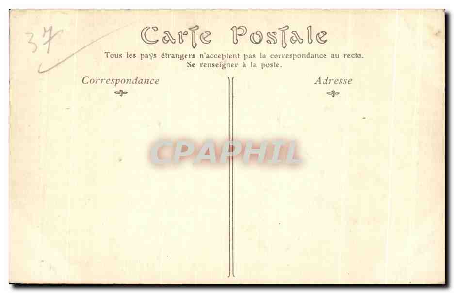 CPA Amboise Interieur de la Chapelle du Chateau — Rückseite