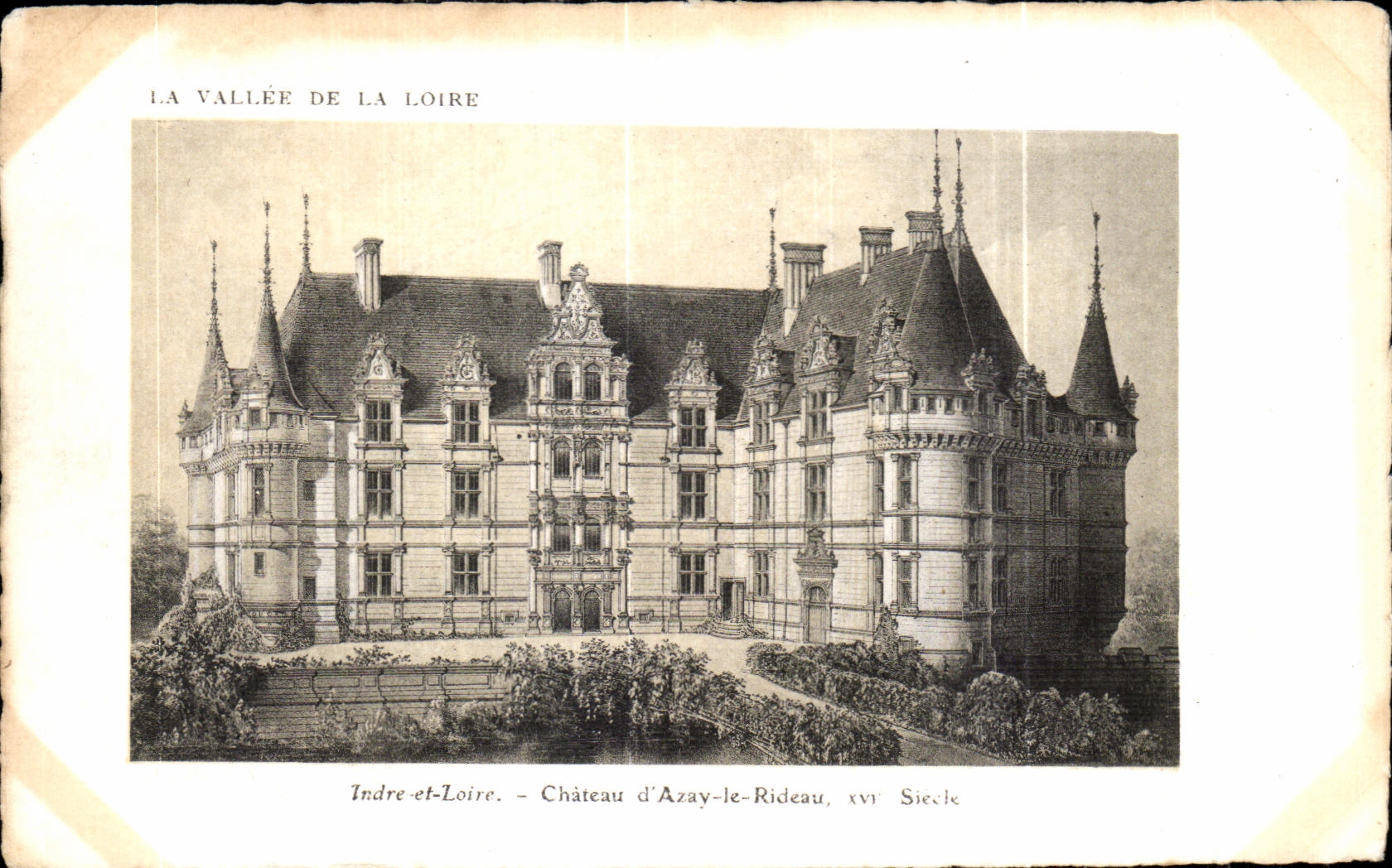 CPA Indre et Loire Chateau Azay le Rideau 