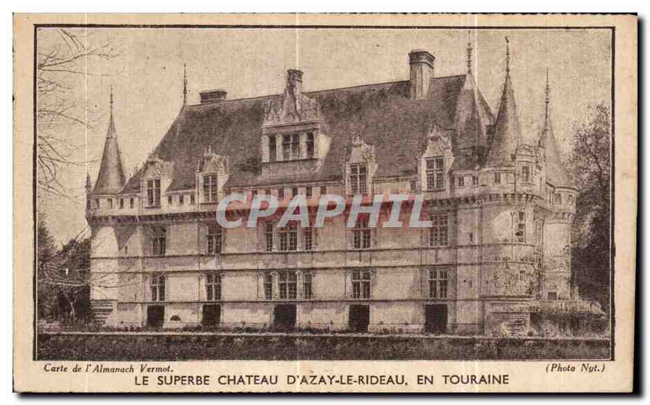 CPA Le Superbe Chateau D Azay Le Rideau En Touraine