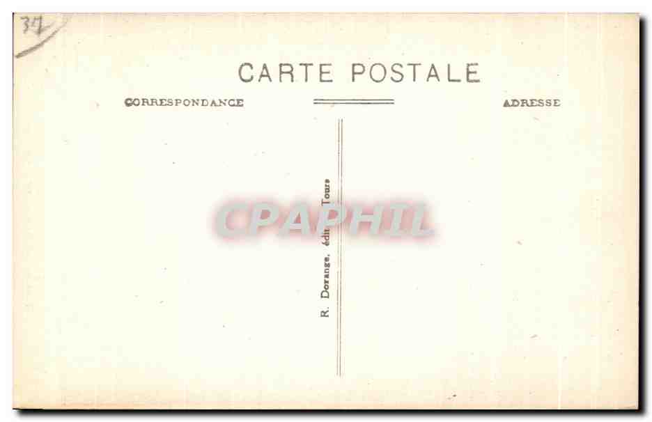 CPA Chenonceaux Le Chateau L Education de L Amour par le Correge — Rückseite