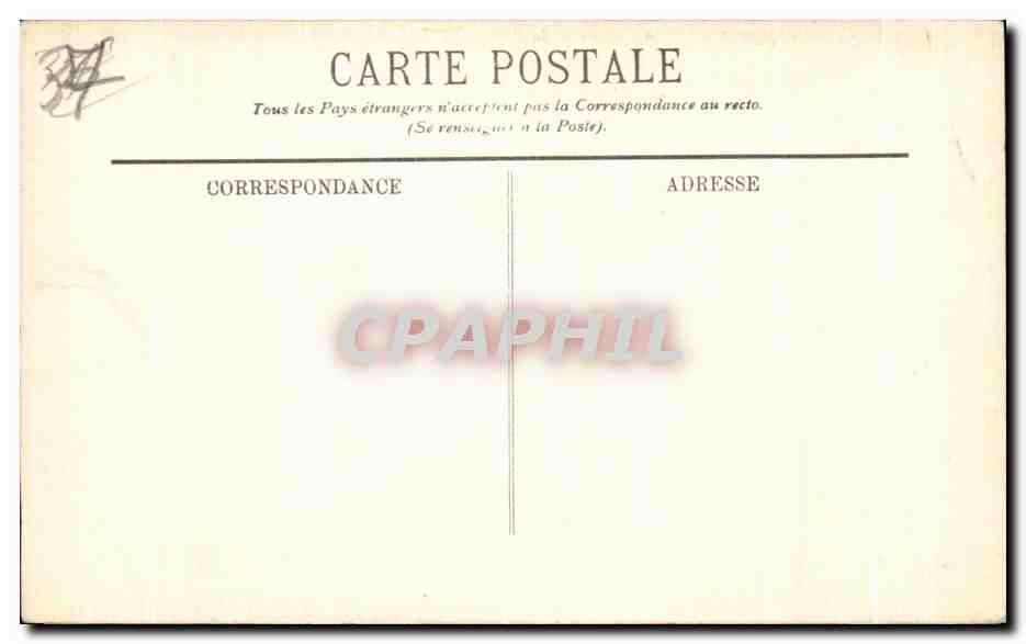 CPA Chinon Vue generale du Chateau et du Pont — Rückseite