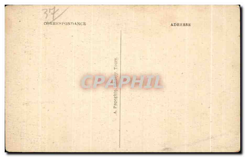 CPA Cinq Mars la PIle Monument eleve a la Memoire des Enfants de Cinq Mars morts la France  — Rückseite