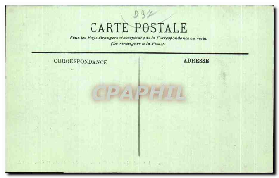 CPA Langeais La Chateau La Salle des Gardes — Rückseite