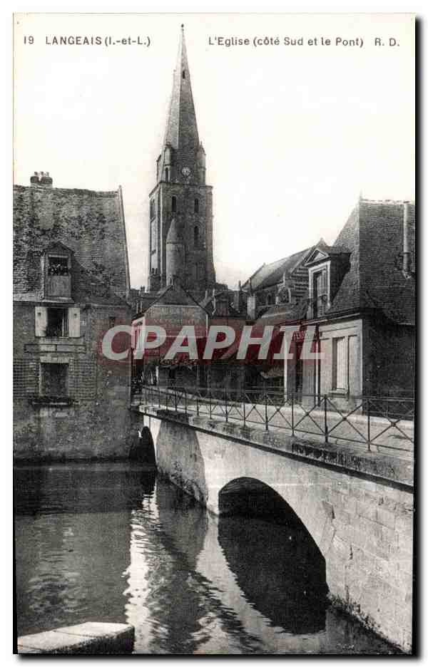 CPA Langeais L Eglise 