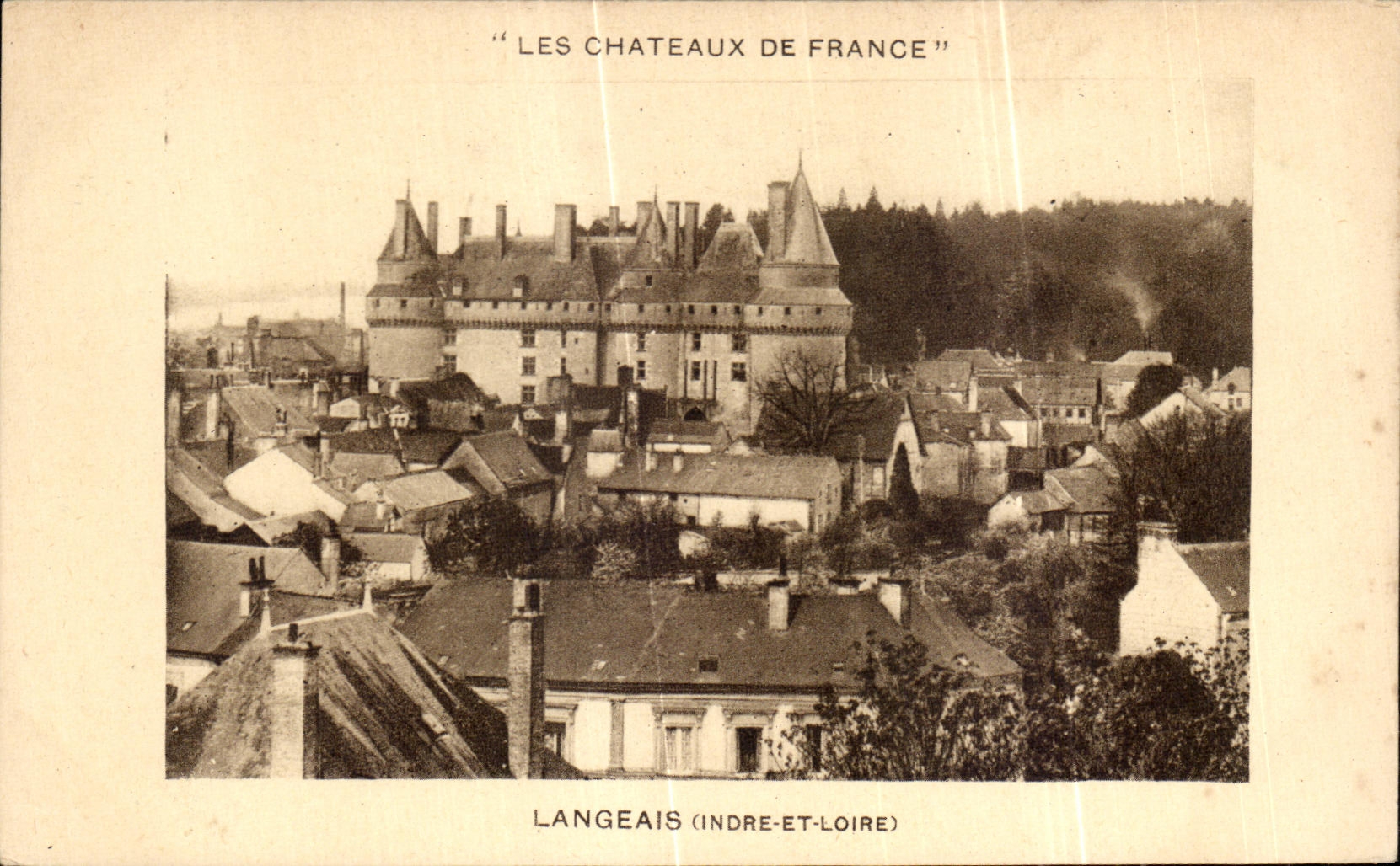 CPA Les Chateaux De France Langeais 