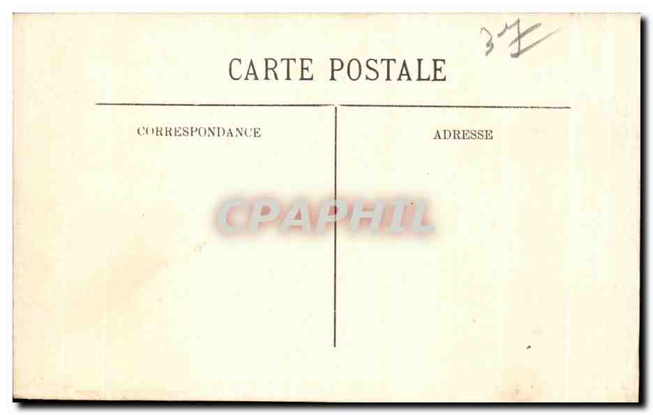 CPA Plessis Les Tours Le Chateau (Monument historique) facade ouest Ancienne demeure — Rückseite