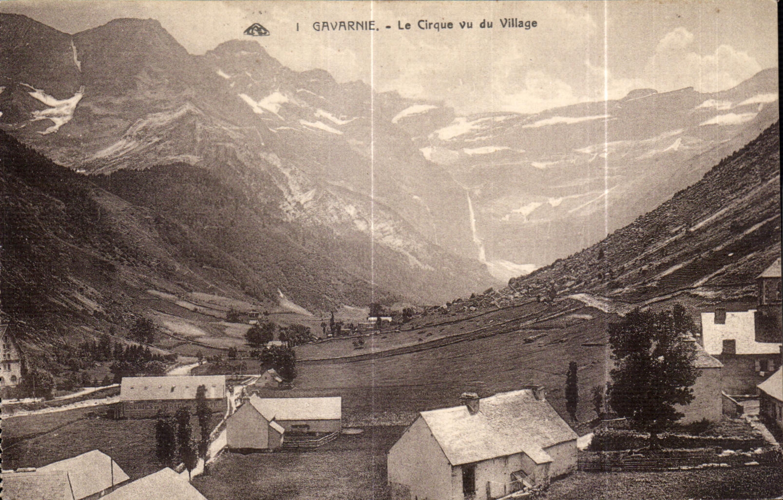 CPA Gavarnie Le Clique Vu du Village