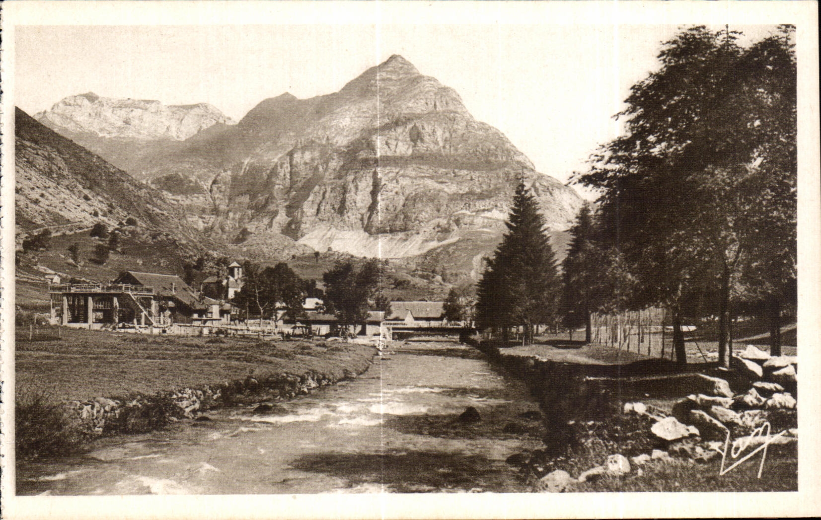 CPA Gavarnie Le Pic Secugnac