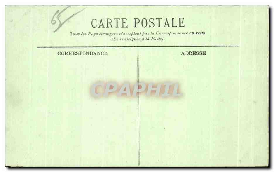 CPA Gavarnie et la Segunac — Verso
