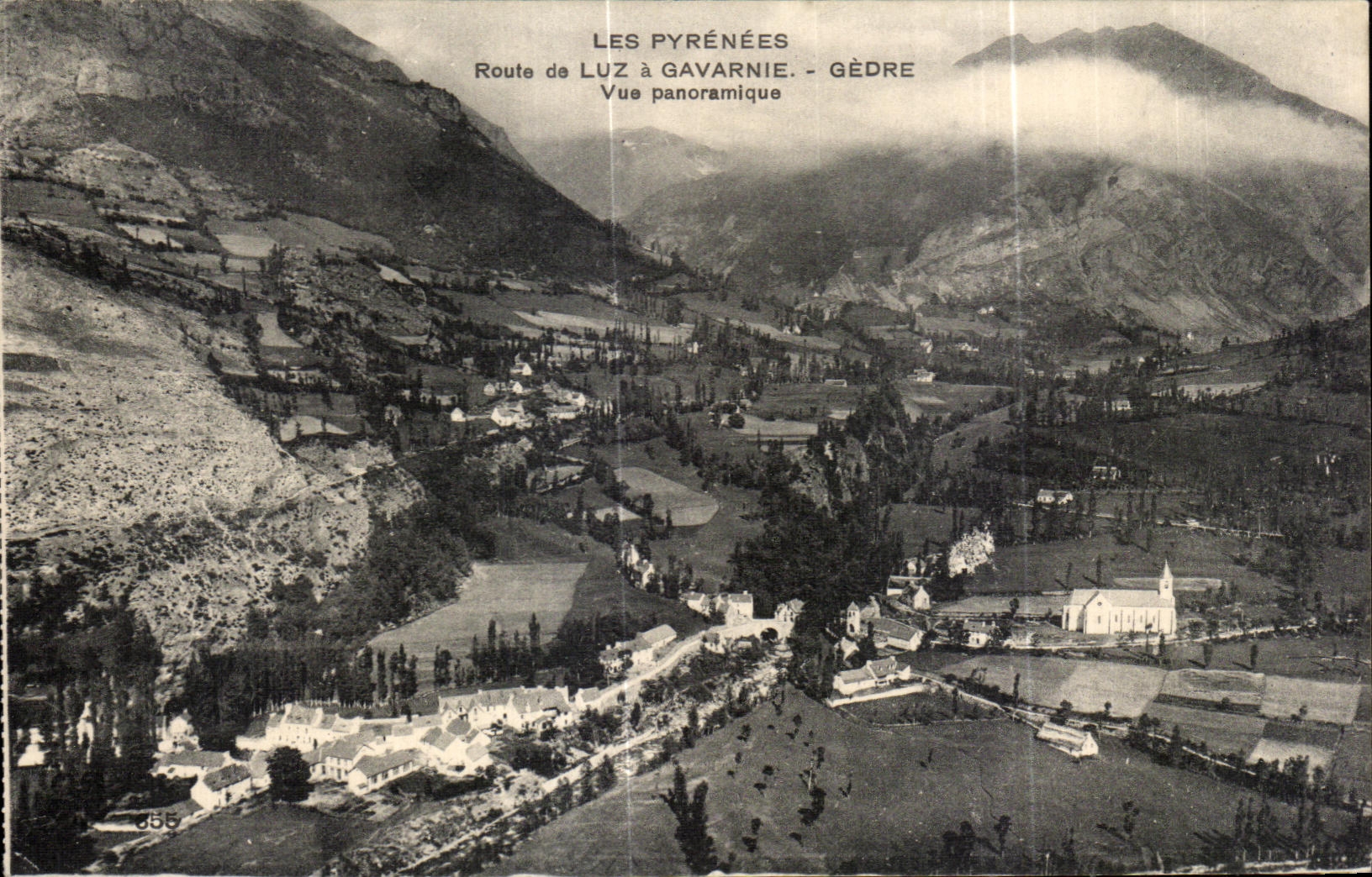 CPA Gavarnie Les Pyrenees Route de Luz a Gedre