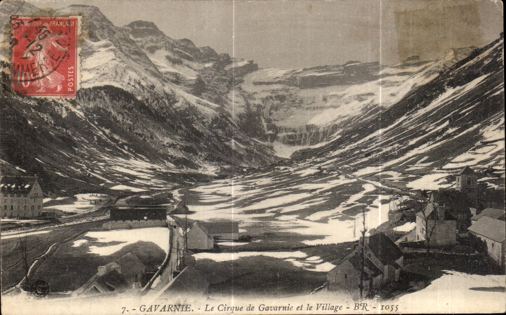 CPA Gavarnie Le Cirque de Gavarnie et le Village