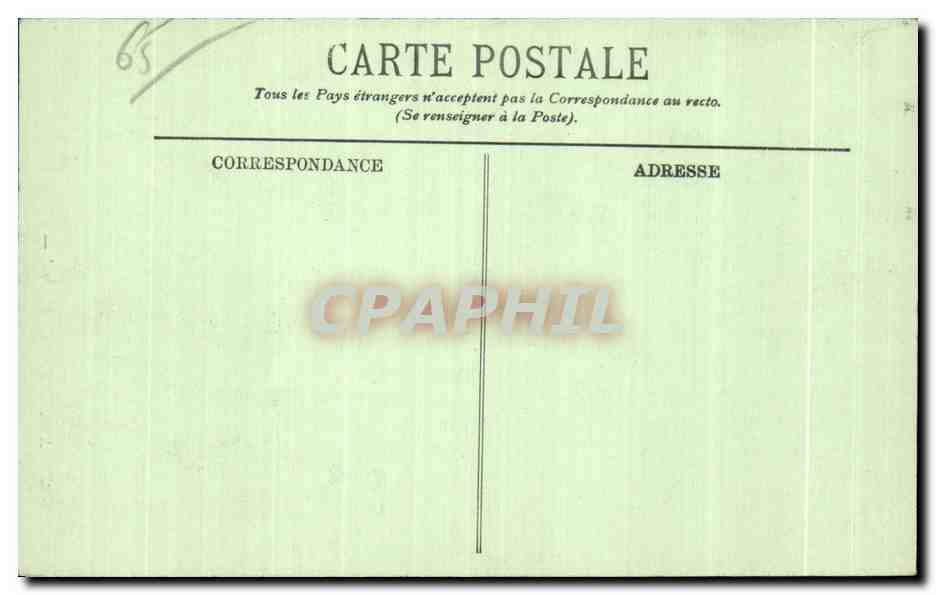 CPA Gavarnie Hotel du Marbore — Verso