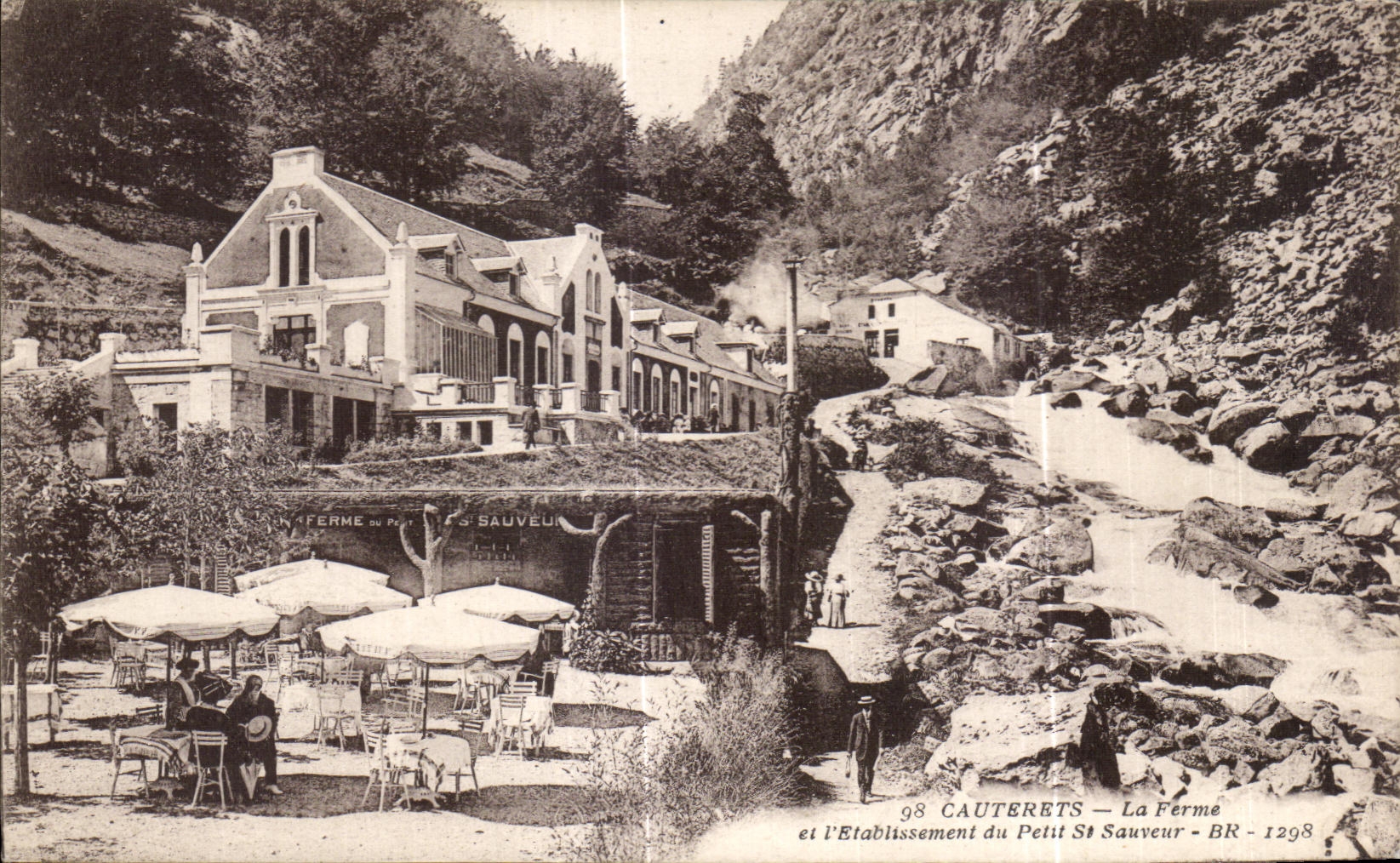CPA Cauterets La Ferme et L Etablissement du Pelit St Sauveur
