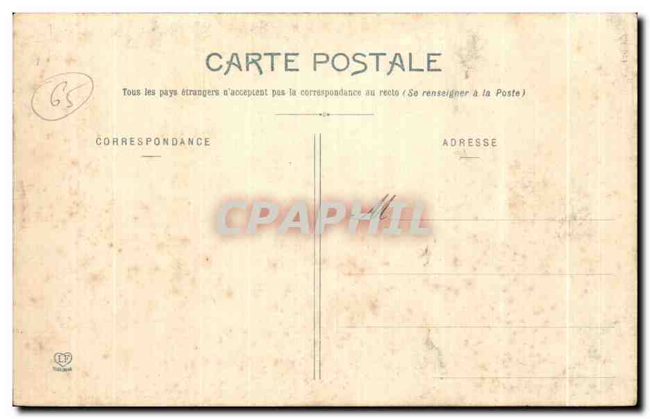 Cauterets et le Péguère — Vue prise du Chemin de la Reine Hortense — Phototypie Labouche Frères Toulouse — Reverso