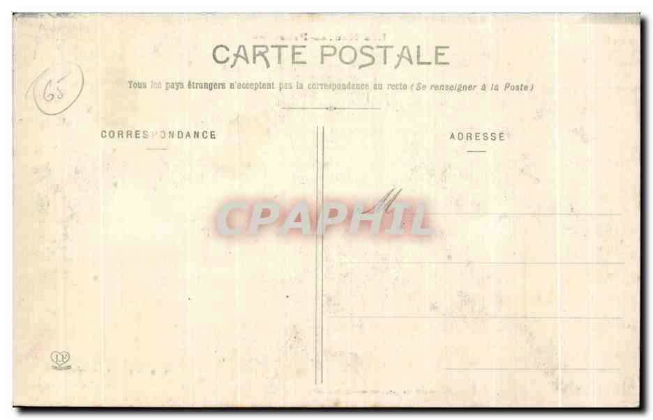 Cauterets — Val de Lutour, le Gave et le chemin muletier — Phototypie Labouche Frères, Toulouse, n°762 — Rückseite