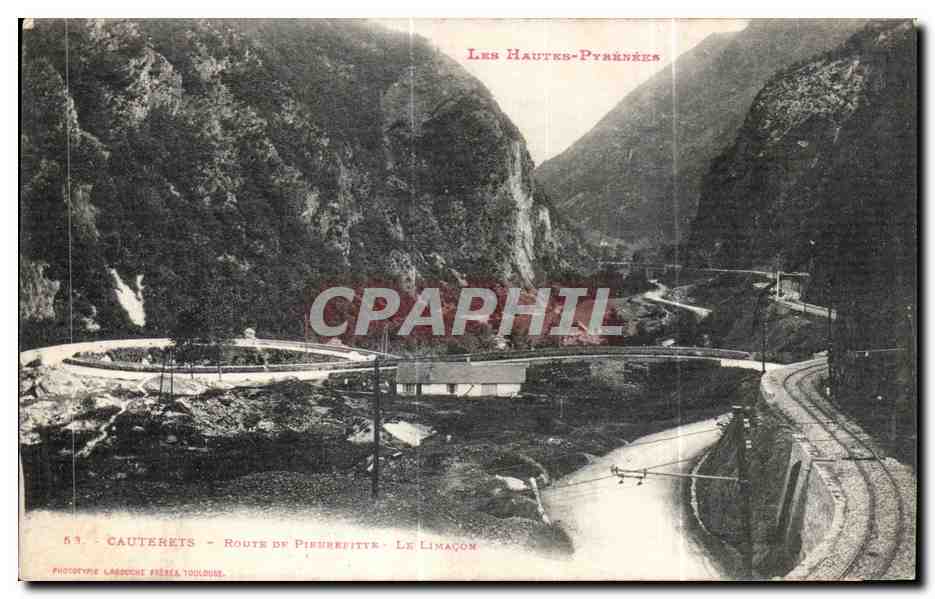 Cauterets - Route de Piaurefitte - Le Limayon — Les Hautes-Pyrénées — Phototype Lascouche Frères Toulouse