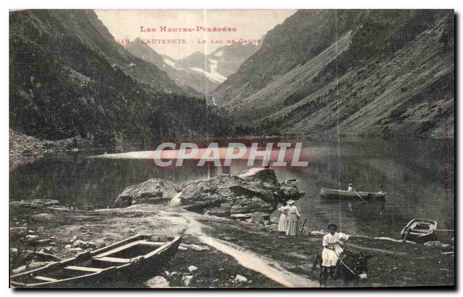 Les Hautes-Pyrénées - Gouterets - Le Lac de Gaube — éditeur anonyme, n° 749