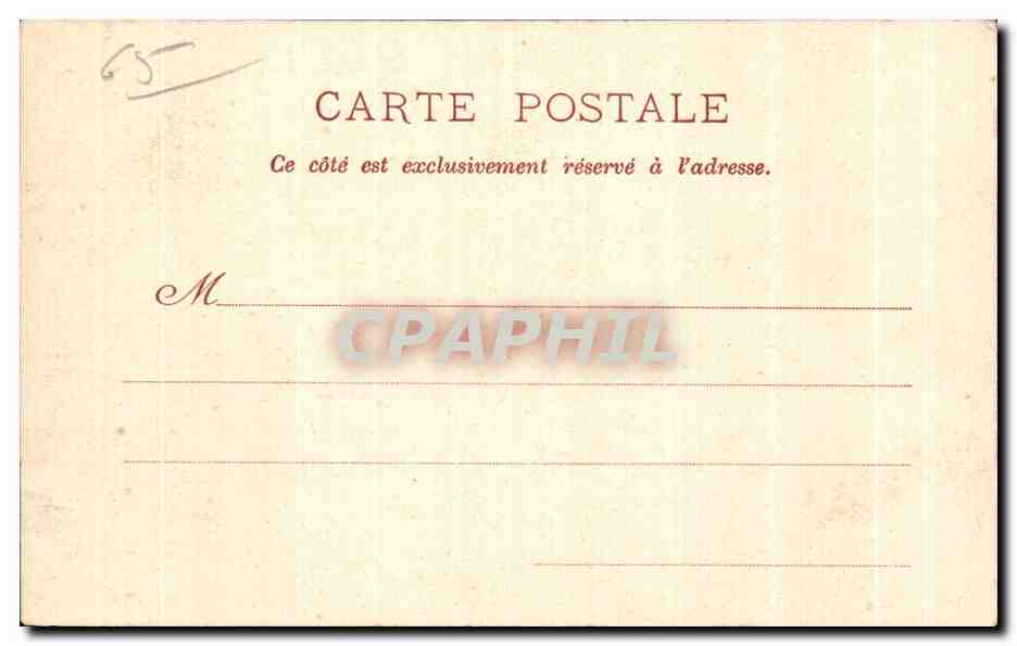 Cauterets — Le Casino — Établissement thermal des Eufs — Imp. Royer et Cie, Nancy, n° 106 — Verso