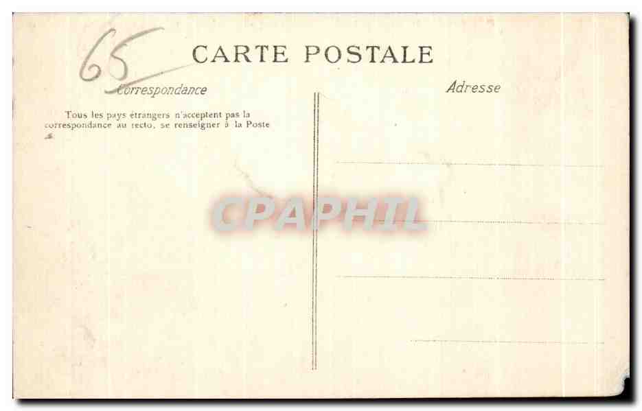 Cauterets — Route de la Raillière — Vues Stéréoscopiques Julien Damoy, Série N° 12 — Reverso
