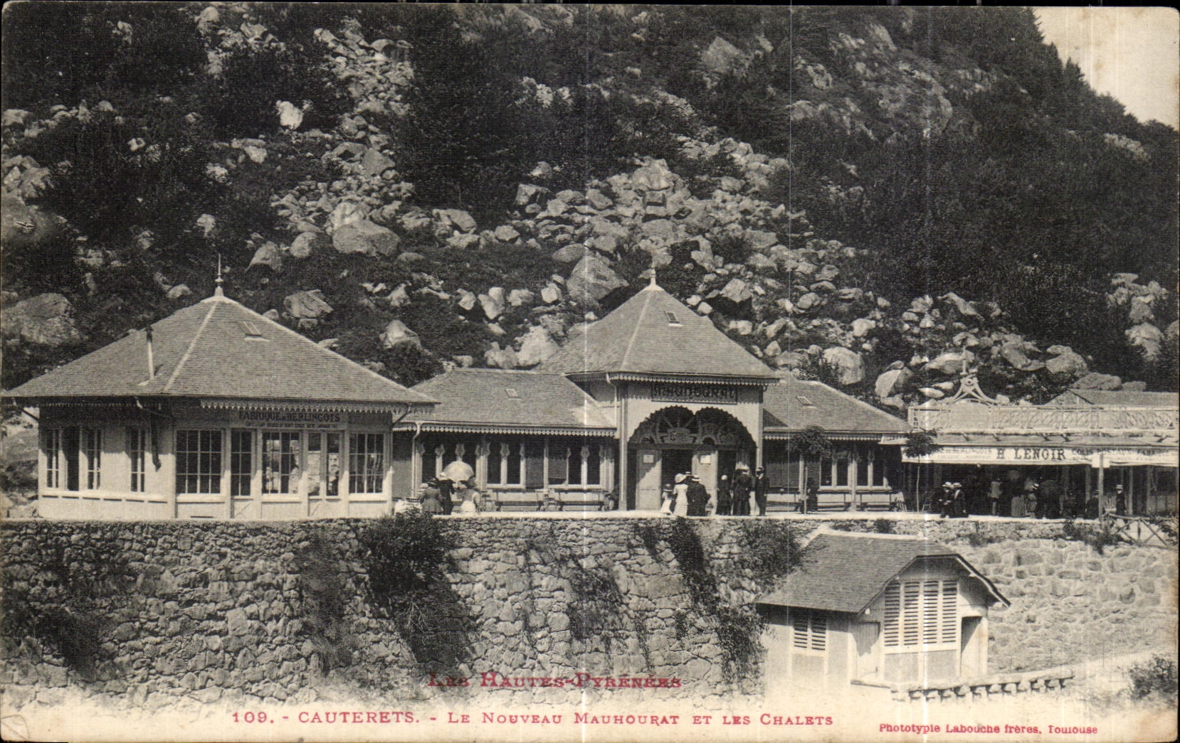 Cauterets - Le Nouveau Mauhourat et les Chalets — Phototypie Labouche frères, Toulouse
