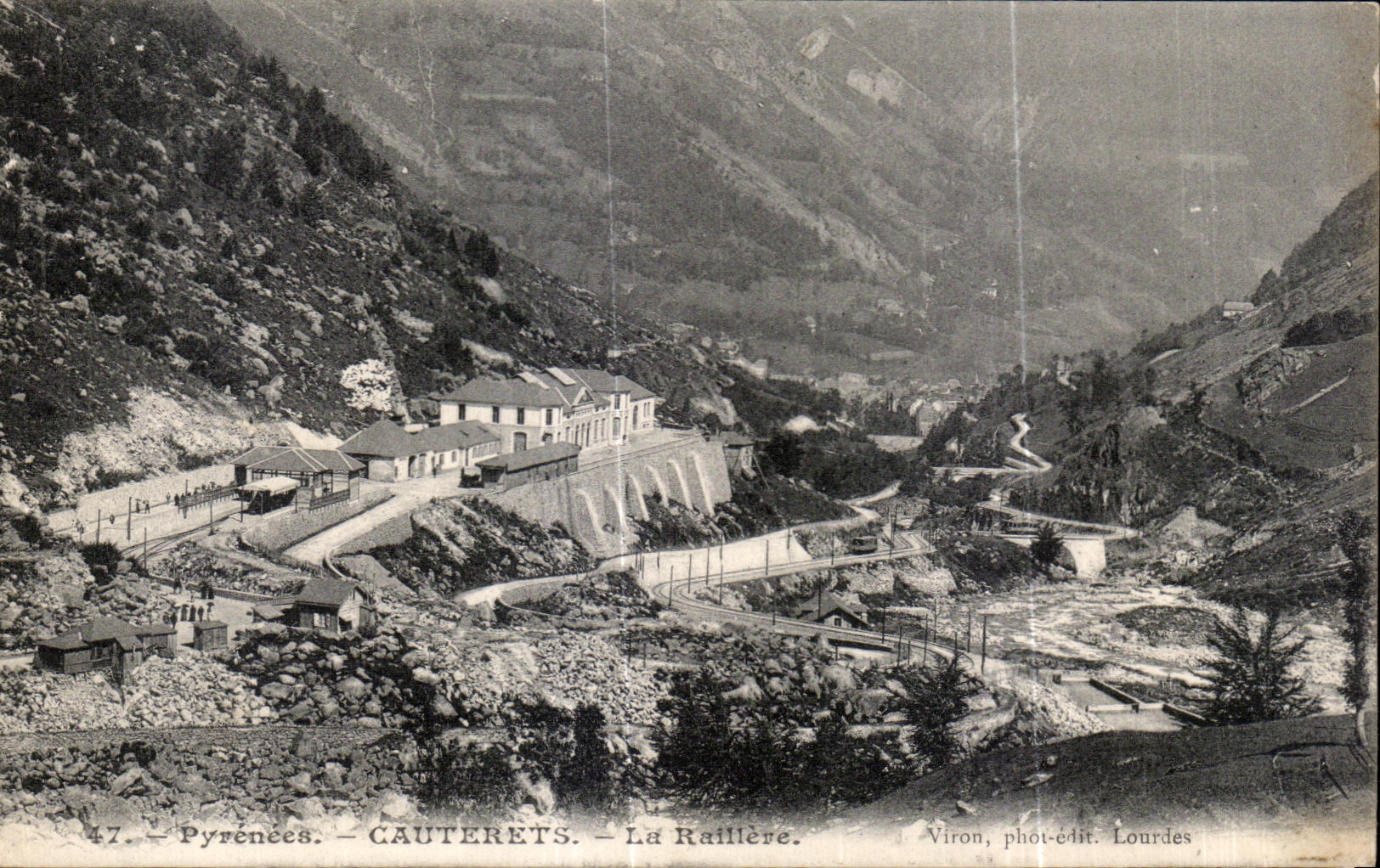 Cauterets - La Raillère — Pyrénées — Viron, phot-édit. Lourdes, n°47