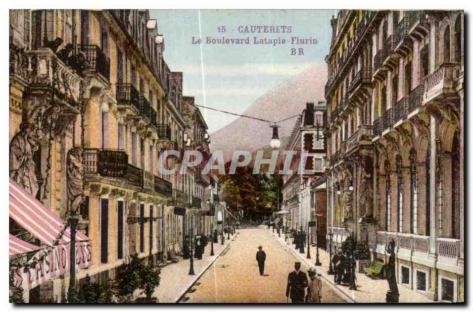 CPA Cauterets La Boulevard Latapie Flurin