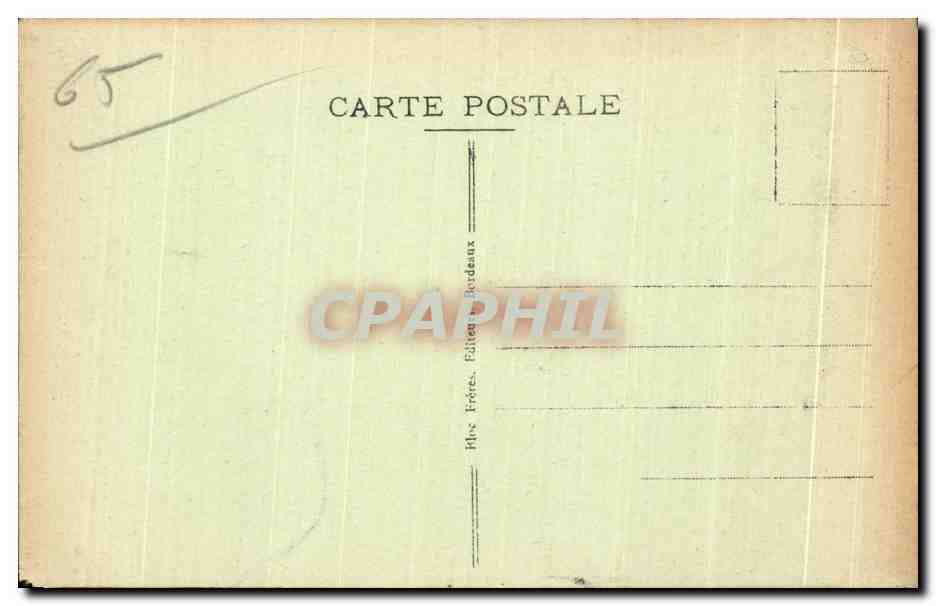 CPA Cauterets La Boulevard Latapie Flurin — Rückseite
