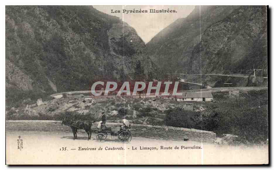 Environs de Cauterets — Le Limacon, Route de Pierrefitte — Les Pyrénées Illustrées, n°135