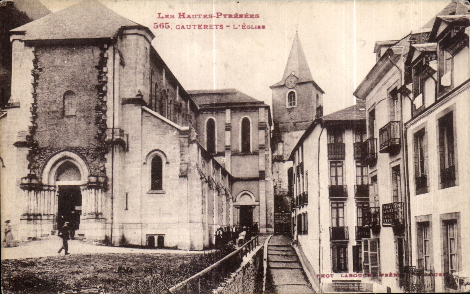 Cauterets - L'Église — Les Hautes-Pyrénées — Éditeur Thiot Labouche